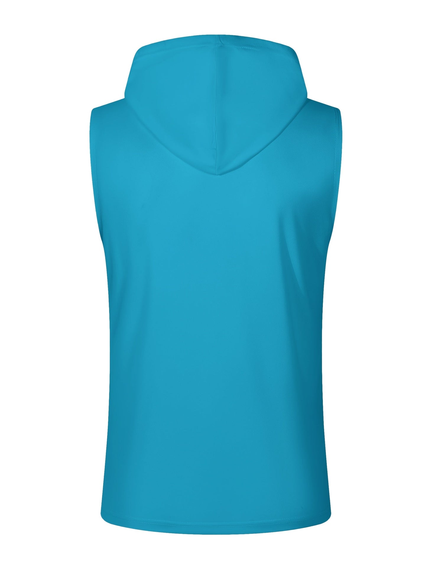 Camisa sin mangas hombre tejido transpirable con capucha