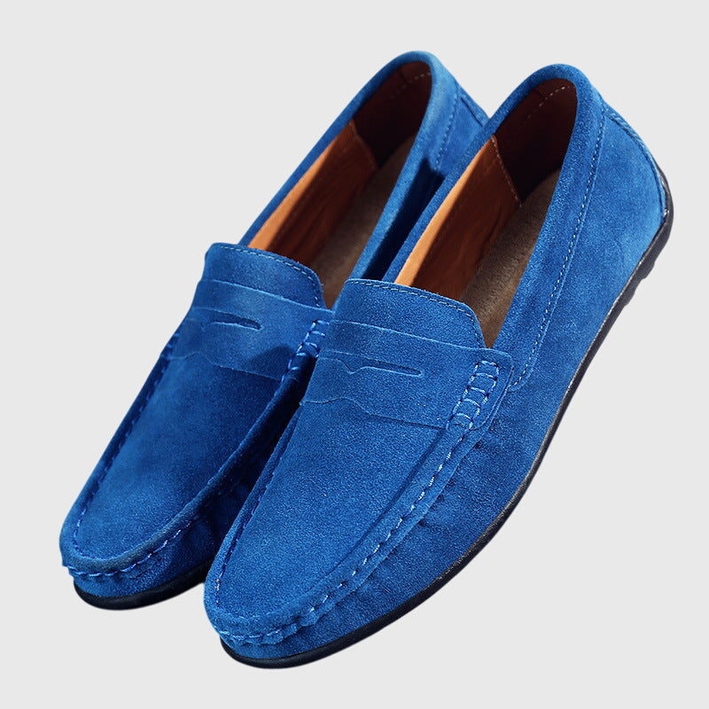 Mocasines Ortopédicos Hombre Acabado Ante Diseño Clásico