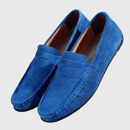 Mocasines Ortopédicos Hombre Acabado Ante Diseño Clásico