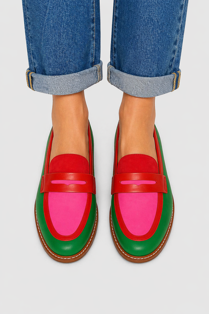 Mocasines Hombre Casual Material Contraste - Mavetta