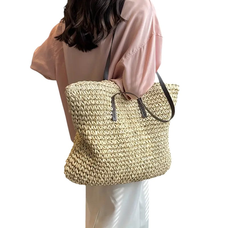 Bolso Tote Mujer Espacioso Estilo Relajado Playa