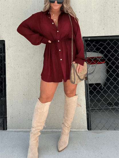 Vestido midi Mujer satinado escote cruzado tirantes finos - Mavetta