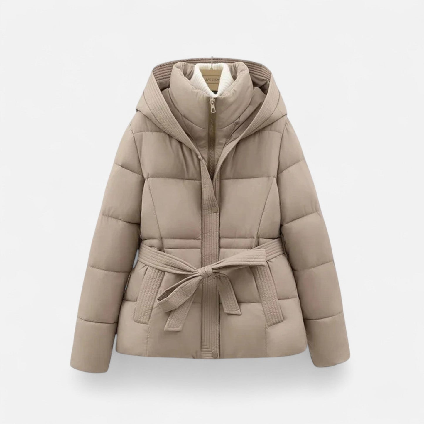 Chaqueta Mujer Acolchada Invierno Cinturón Ajustable - Mavetta