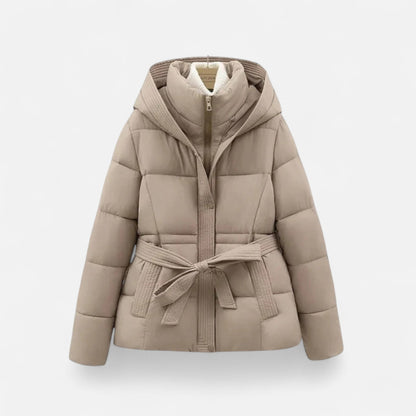 Chaqueta Mujer Acolchada Invierno Cinturón Ajustable - Mavetta