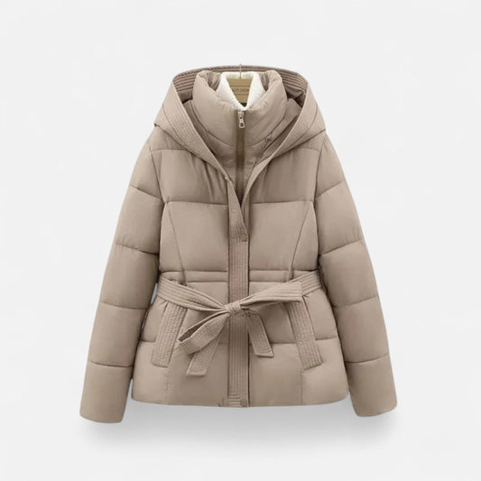 Chaqueta Mujer Acolchada Invierno Cinturón Ajustable - Mavetta