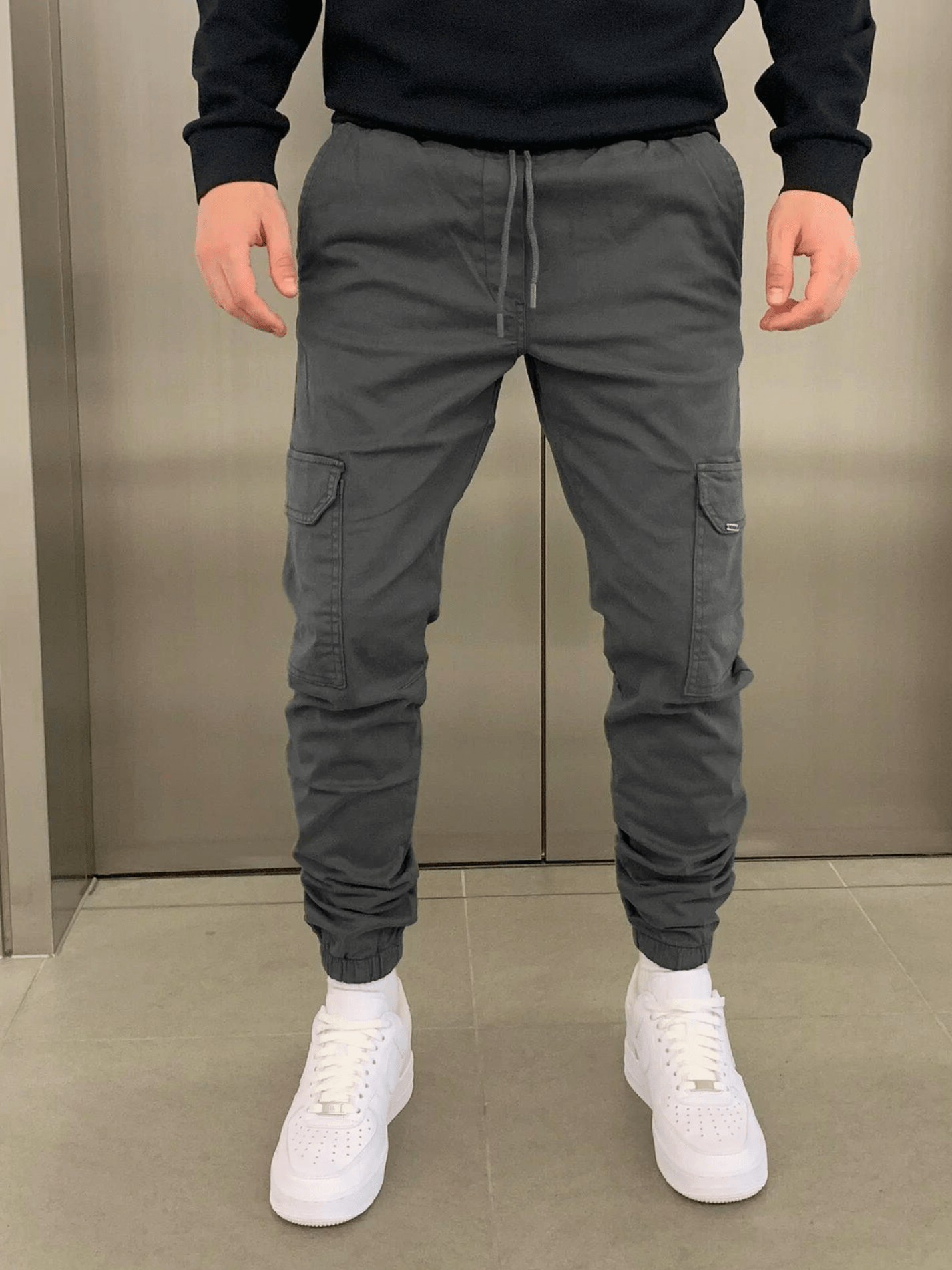 Pantalones Jogger Hombre Ergonómicos Bolsillos Multiples Comodos