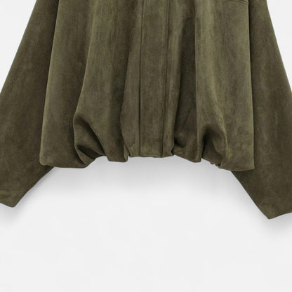 Chaqueta Mujer de Gamuza Clasica con Solapa