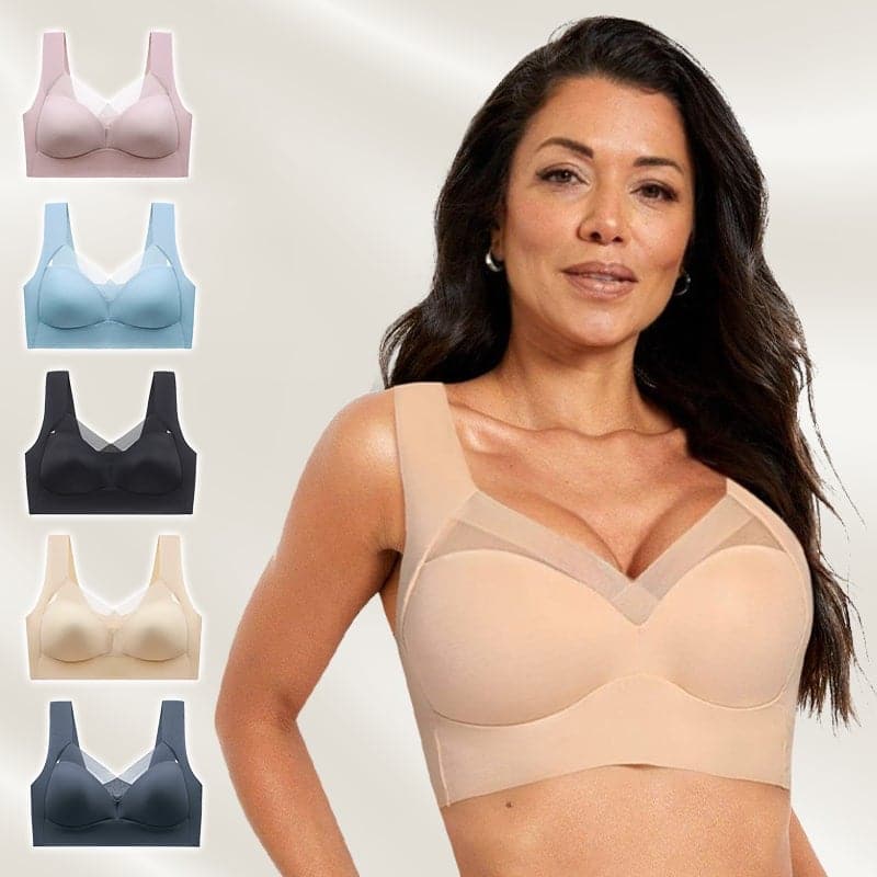 Sujetador Mujer Sin Aros Push Up Soporte Comodo Invisible