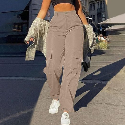 Pantalón Cargo Mujer Algodón Moderno y Funcional