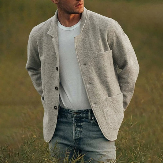 Blazer Hombre Casual Algodón Ajuste Moderno - Mavetta