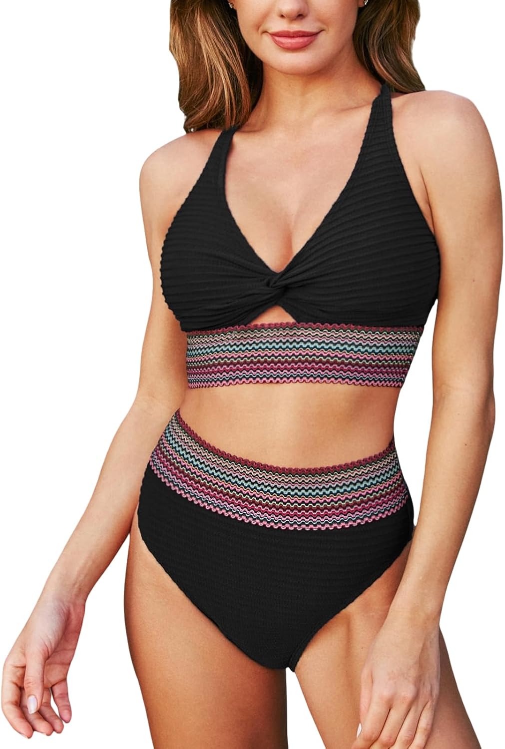 Bikini Mujer con Control de Abdomen y Tejido Fresco