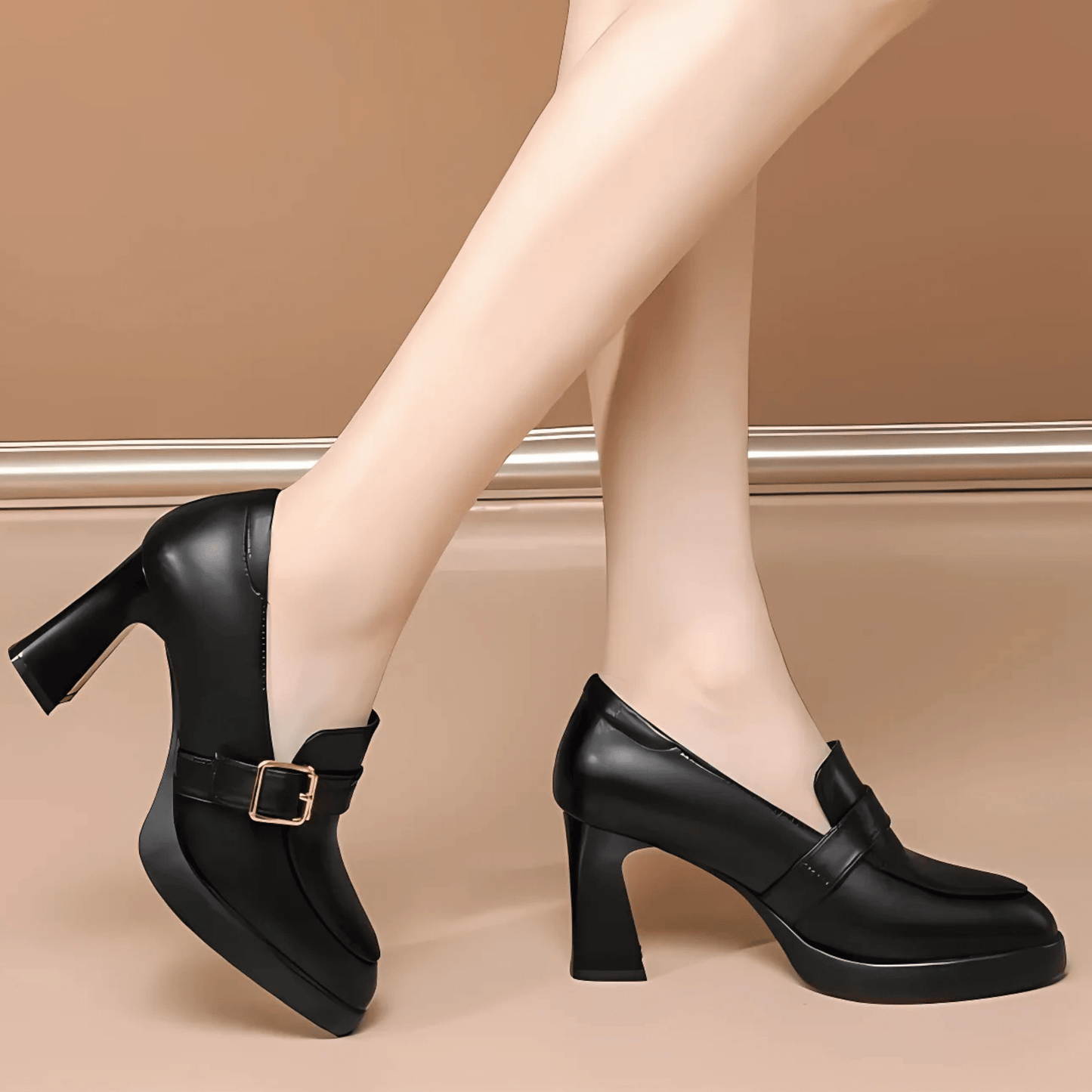 Zapatos Tacón Alto Mujer Plantilla Ortopédica Diseño Elegante