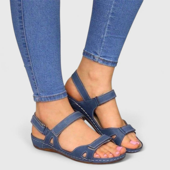 Sandalias Mujer Ortopédicas con Tiras al Tobillo y Confort