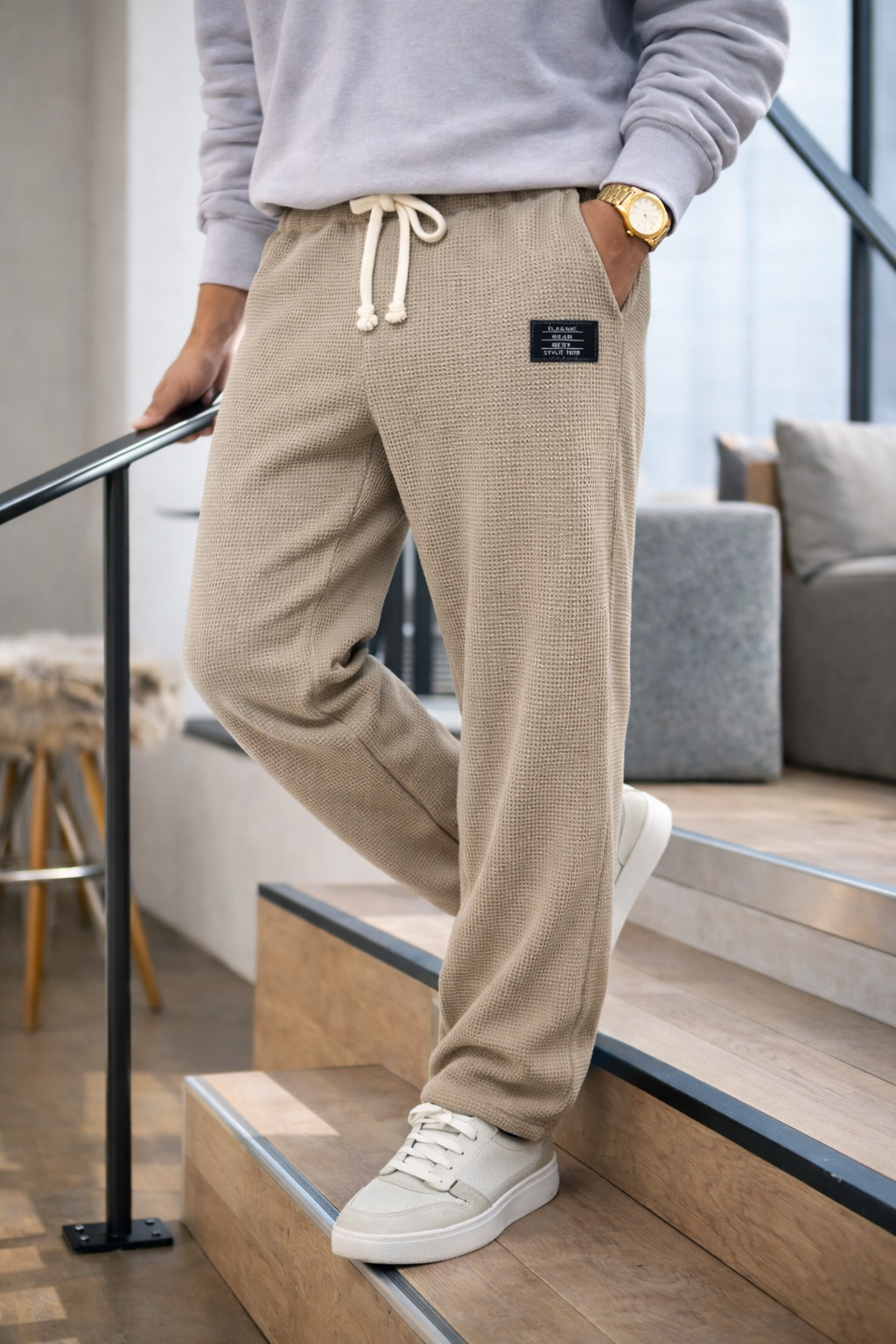 Pantalones Mujer Anchos Comodos Elasticos