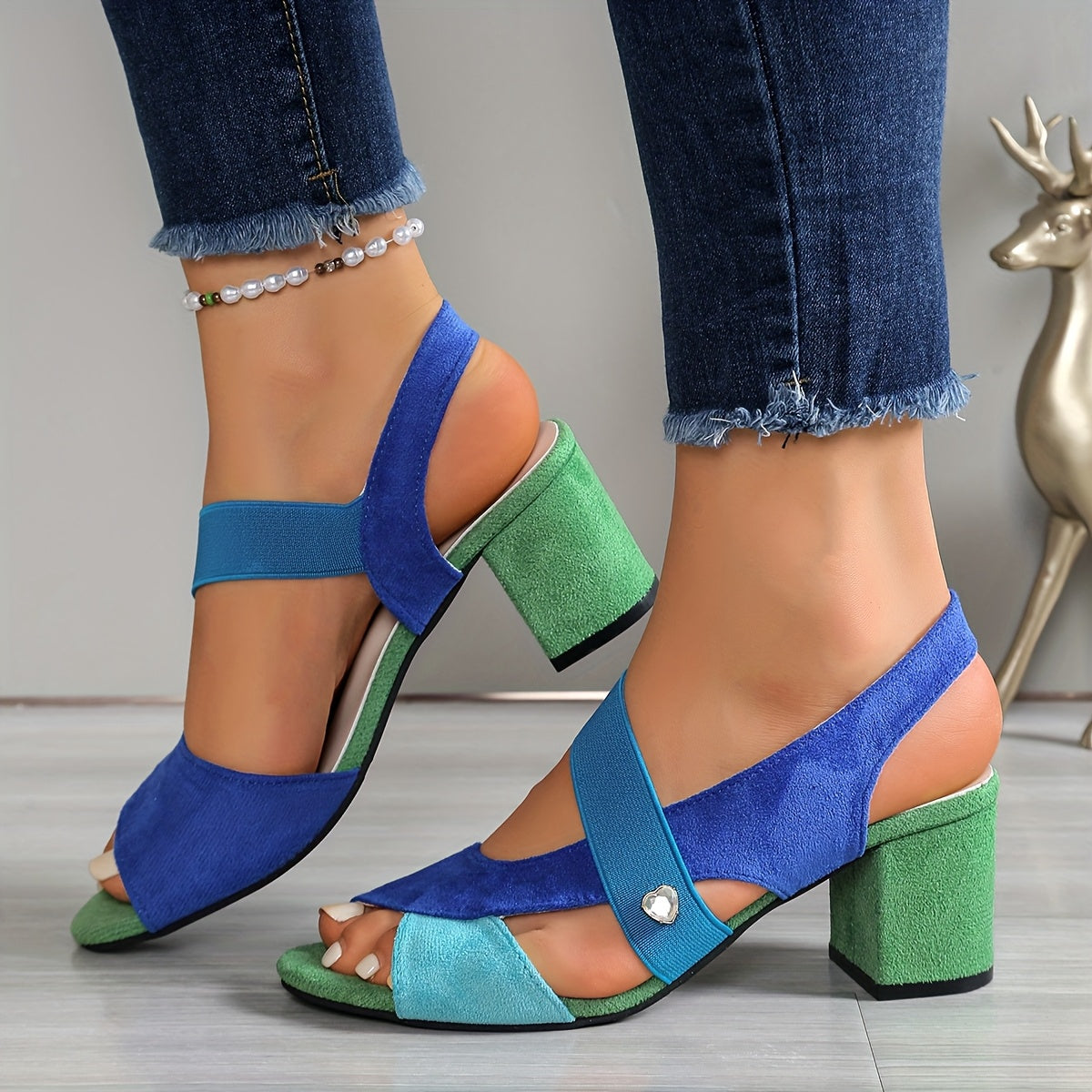 Tacones Bloque Mujer Ortopédicos Comodos