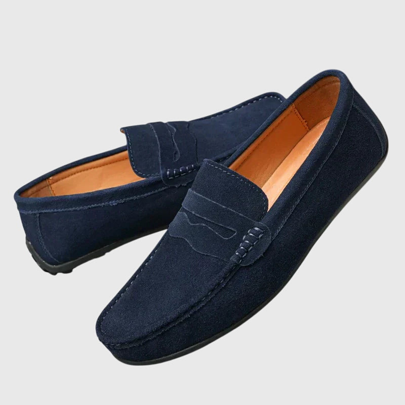 Mocasines Ortopédicos Hombre Acabado Ante Diseño Clásico