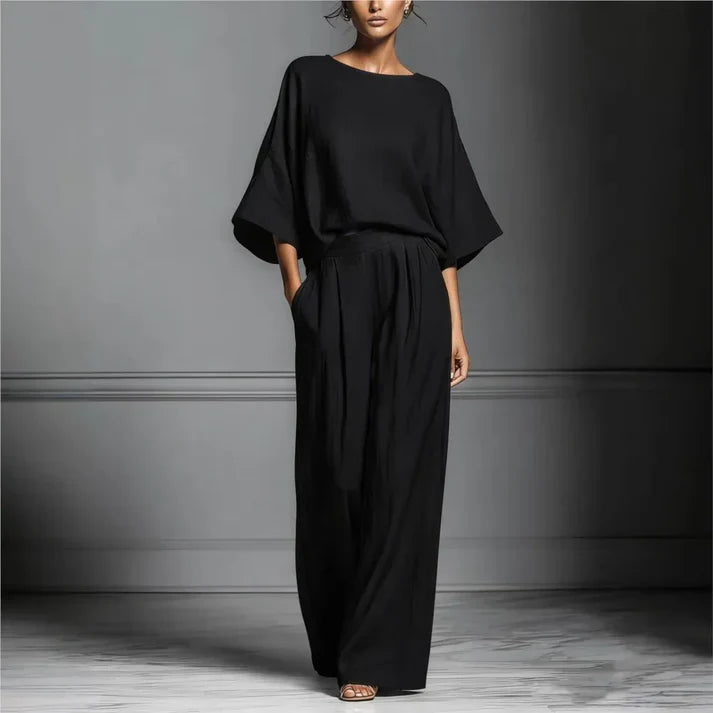 Conjunto Mujer Pantalón Ancho Comodo - Mavetta