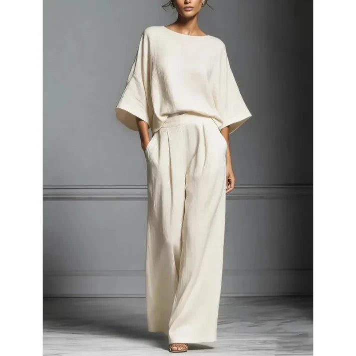Conjunto Mujer Pantalón Ancho Comodo