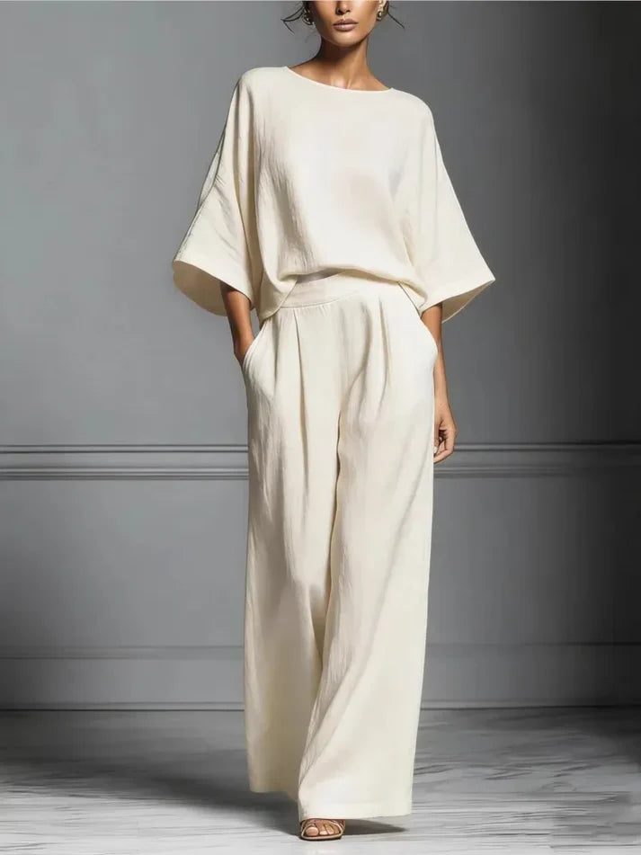Conjunto Mujer Pantalón Ancho Comodo