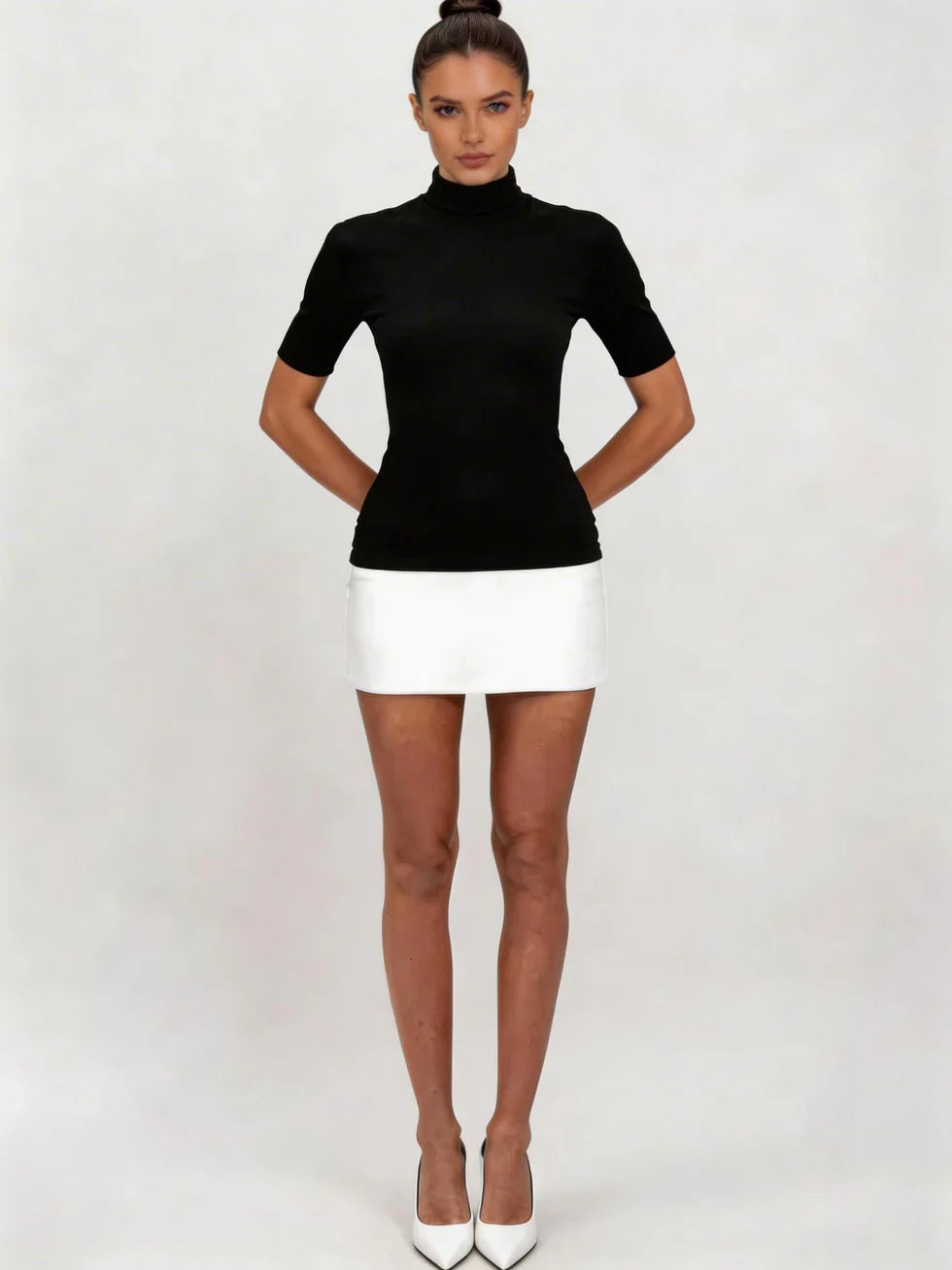 Vestido mini mujer Ajustado contraste