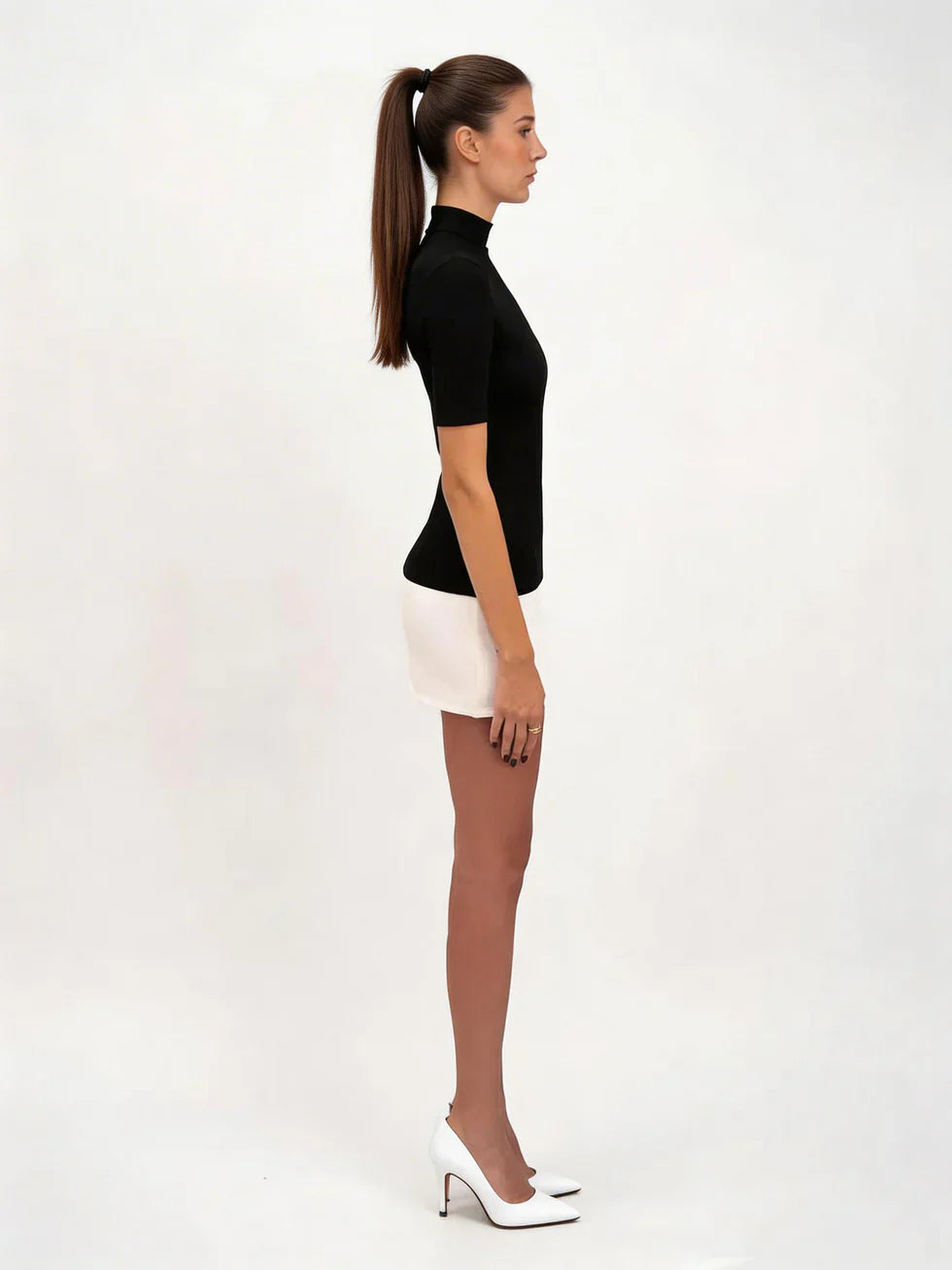 Vestido mini mujer Ajustado contraste
