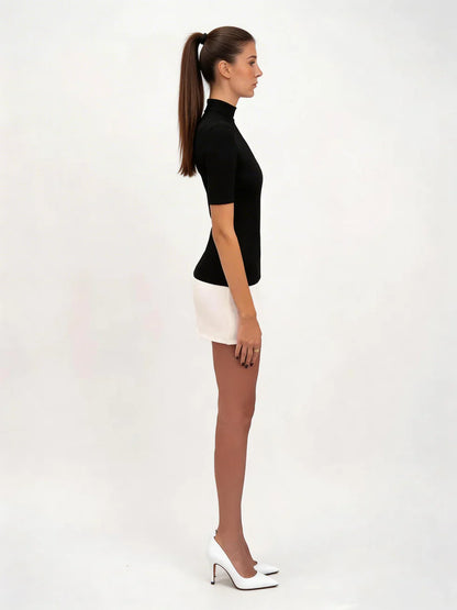 Vestido mini mujer Ajustado contraste