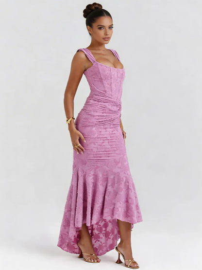 Vestido maxi mujer ajustado sin mangas