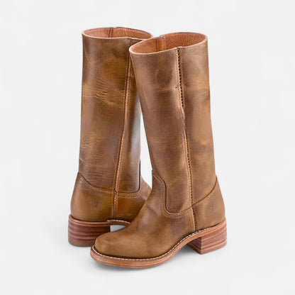 Botas Cowboy Mujer Altas Ajuste Hasta la Rodilla