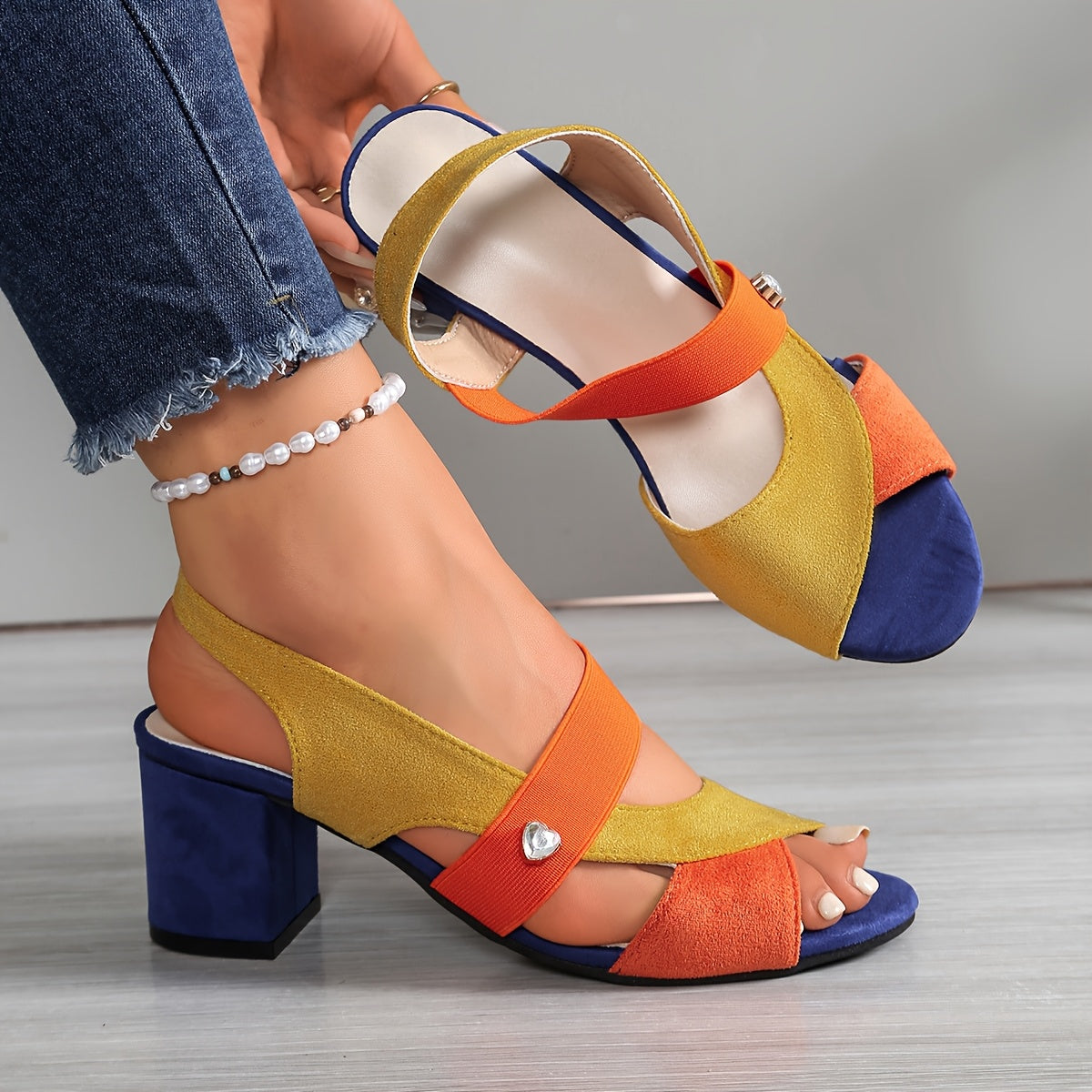 Tacones Bloque Mujer Ortopédicos Comodos
