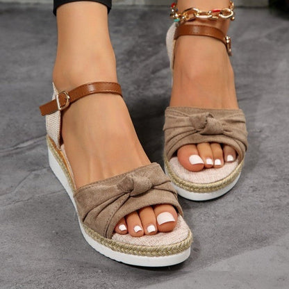 Sandalias mujer de verano con hebilla ajustable