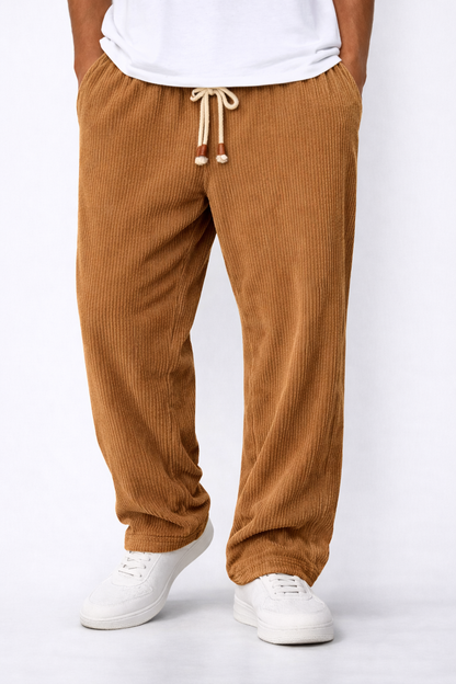 Pantalones Hombre de Pana Comodos Corte Regular