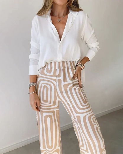 Pantalón Mujer de Tiro Alto Ajustado