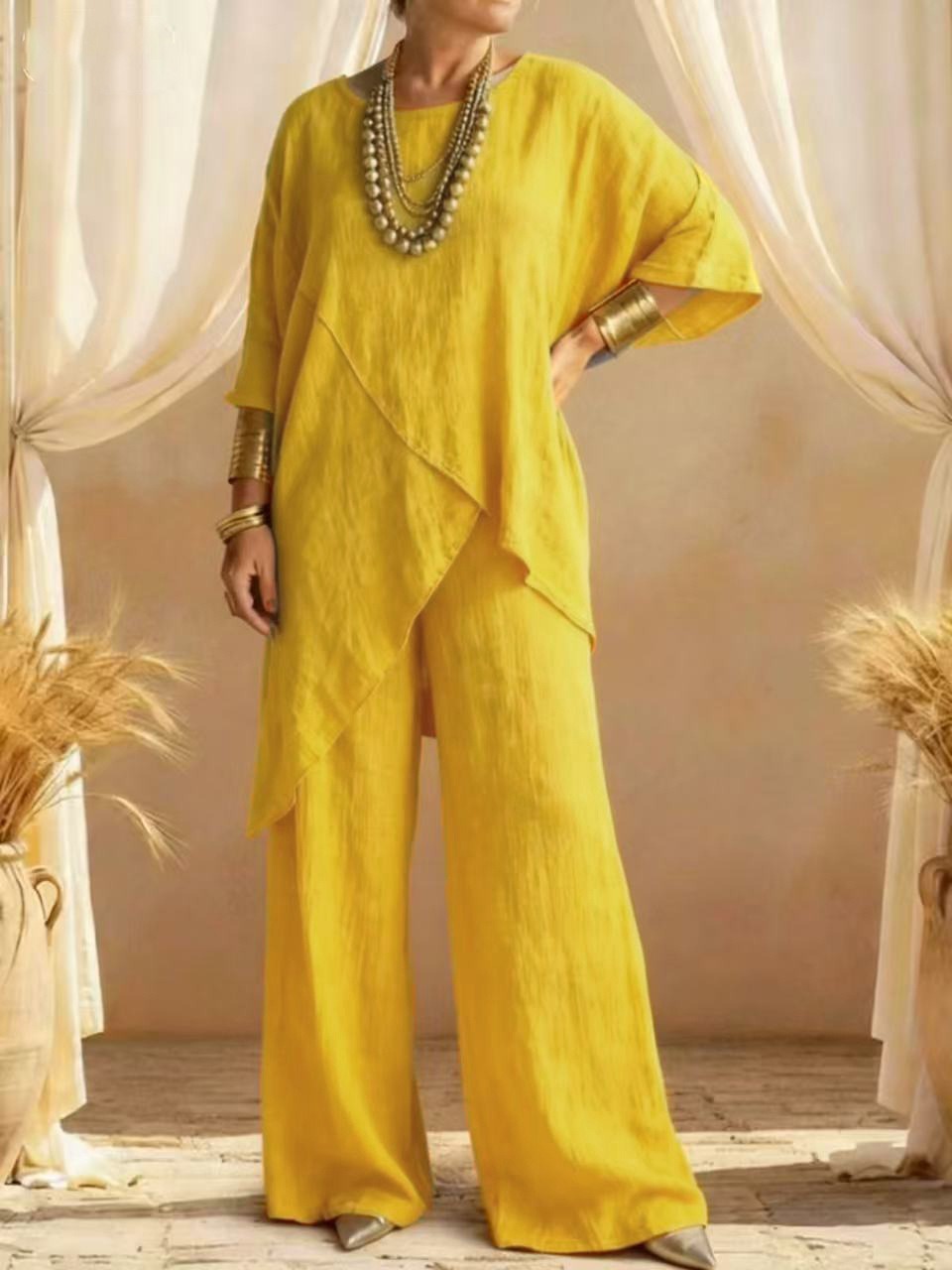 Conjunto Asimétrico Mujer de Dos Piezas