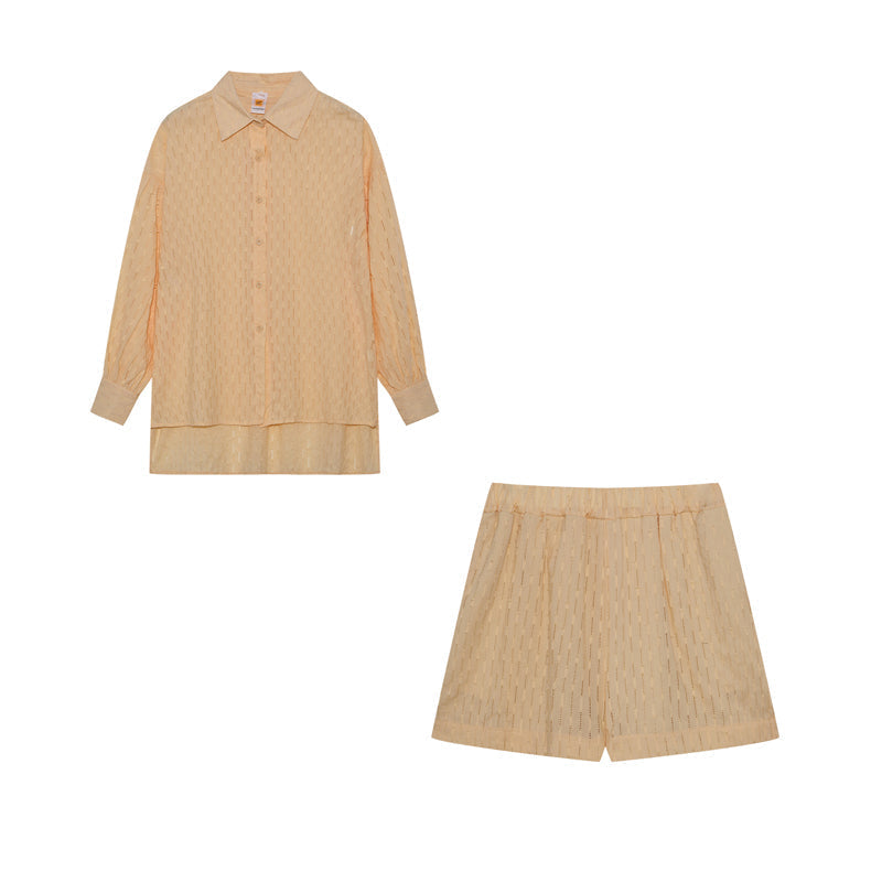 Conjunto Veraniego Mujer Blusa Fluida y Short Ligero