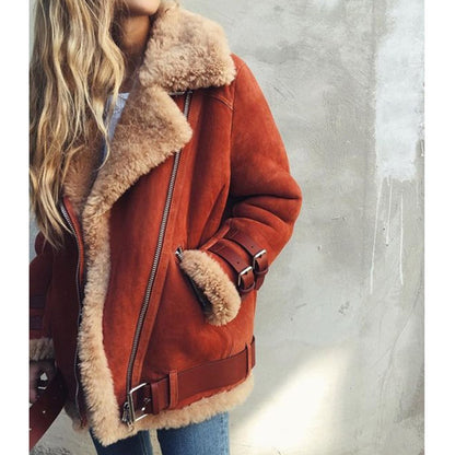 Chaqueta Mujer Gruesa Invierno Talla Grande Ajuste Comodo - Mavetta