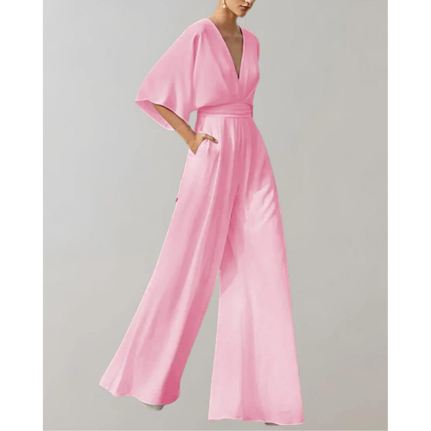 Mono Mujer Ajustado Pernera Ancha