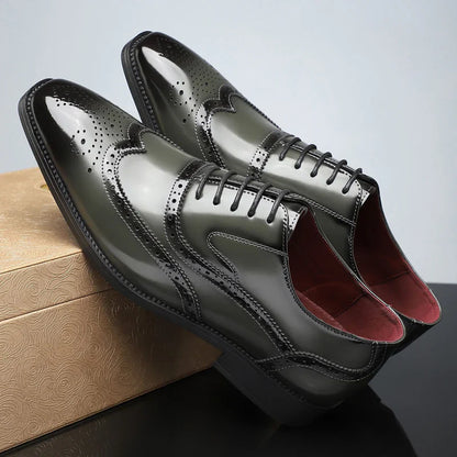 Zapatos Hombre Brogue Estilo Vintage Clásicos