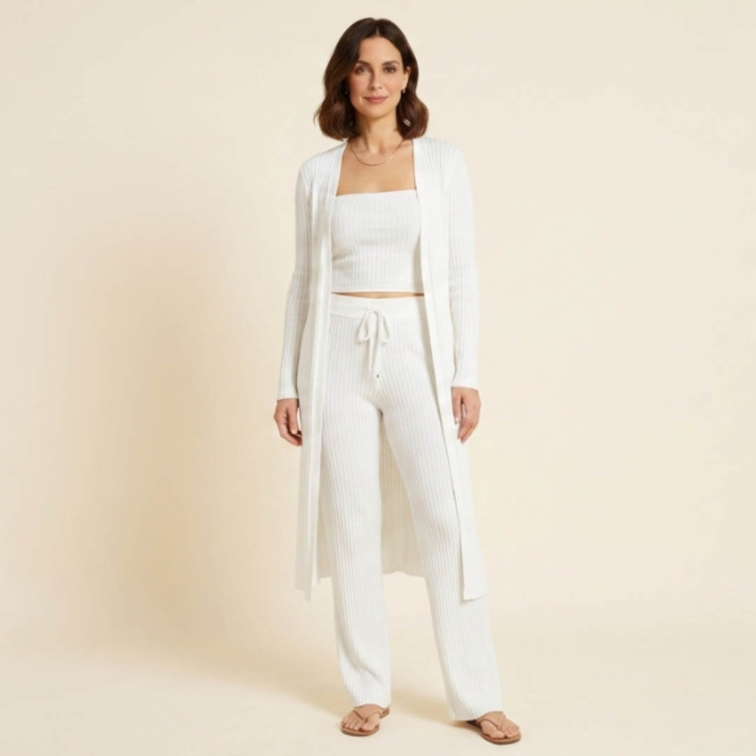Conjunto casual Unisex de punto tres piezas - Mavetta