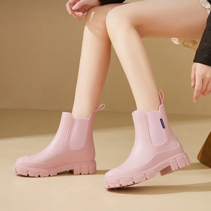 Botas Chelsea Mujer Impermeables con Tiradores