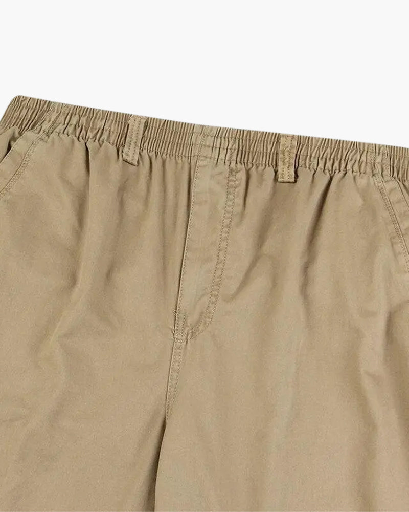 Pantalones Capri Mujer Algodón Lino Cintura Elástica Ajustable