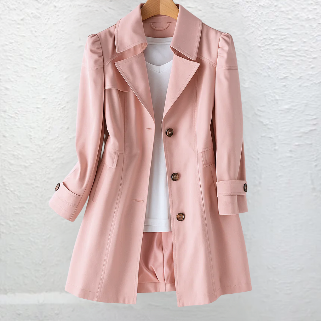 Abrigo Trench Mujer Ligero Vintage Versátil - Mavetta