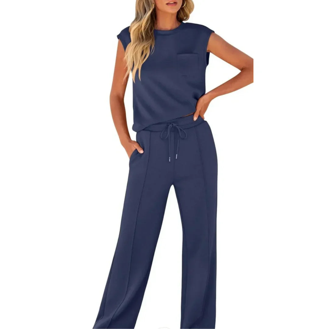 Conjunto Mujer de Lino Fresco Estilo Elegante