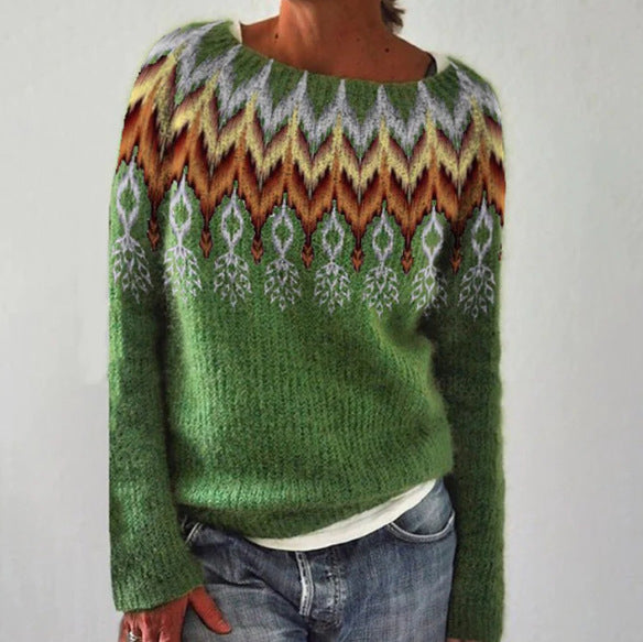 Jersey mujer de punto suave ajuste cómodo