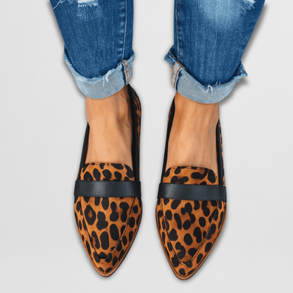 Mocasines Mujer de Piel Suave Ajuste Confortable