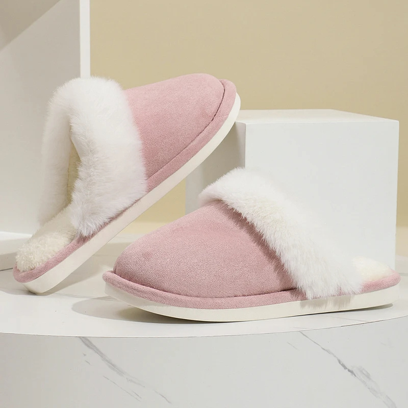 Zapatillas Casa Mujer Forro Piel Sintética Punta Redonda