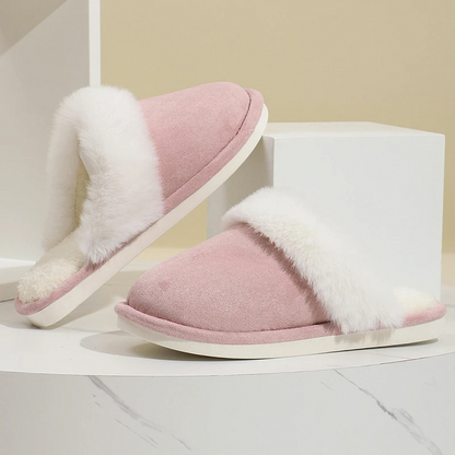 Zapatillas Casa Mujer Forro Piel Sintética Punta Redonda