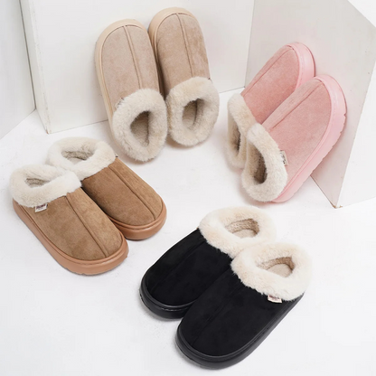Pantuflas mujer con forro de algodón y suela suave