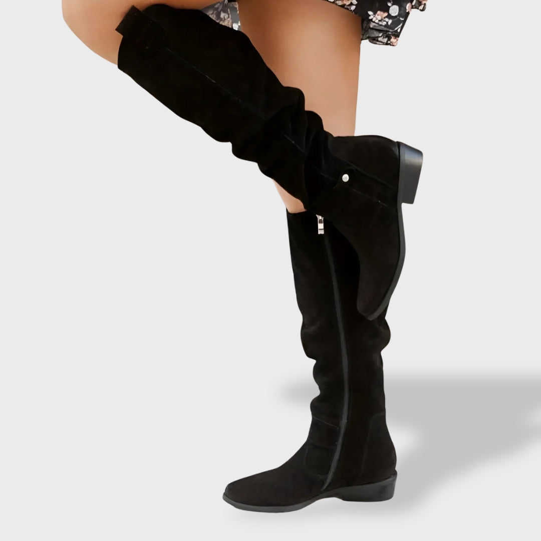Botas Mujer de Piel Calidad Alta Estilo Elegante