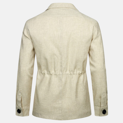 Chaqueta clásica hombre con botones y múltiples bolsillos