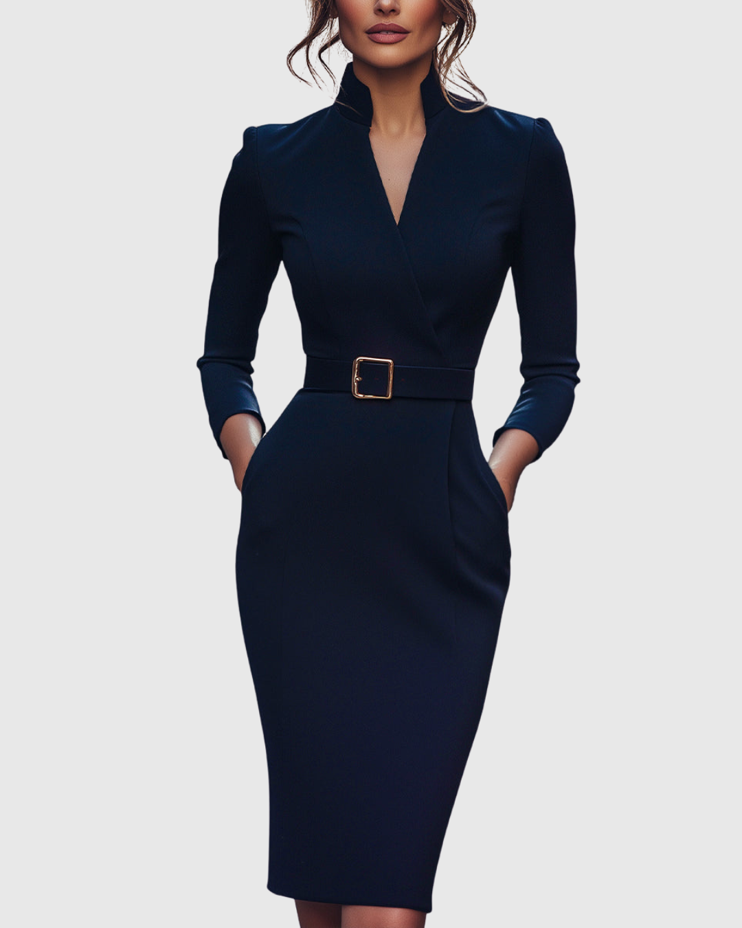 Vestido fiesta mujer estilo refinado elegante